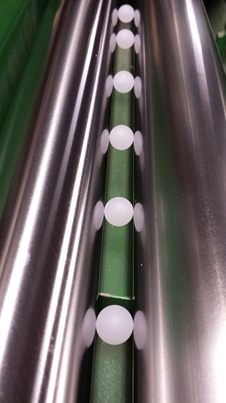 Close-up of Inspection Roller